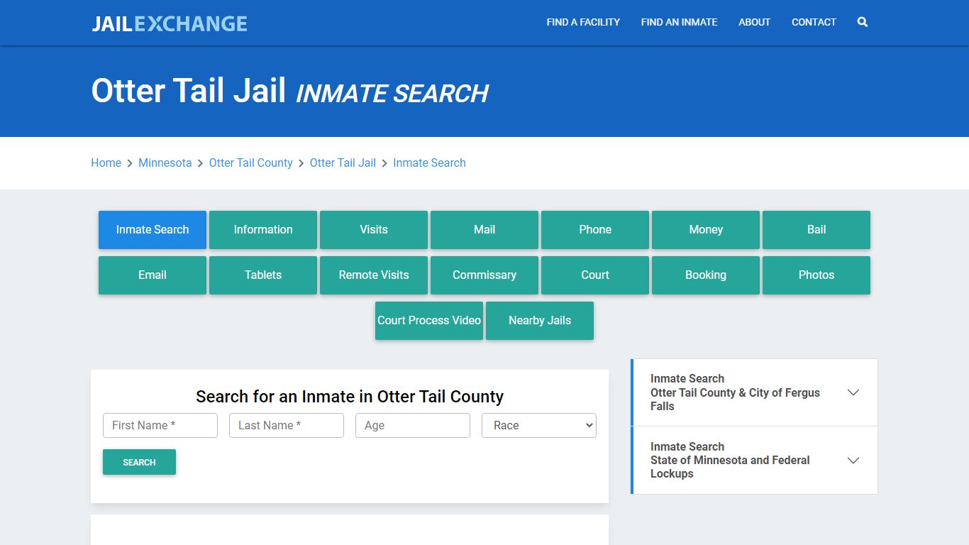 Otter Tail Jail, MN Inmate Search: Roster & Mugshots - Jail Exchange